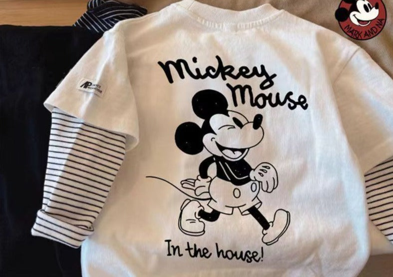 Blusa Infantil Mickey Lístras