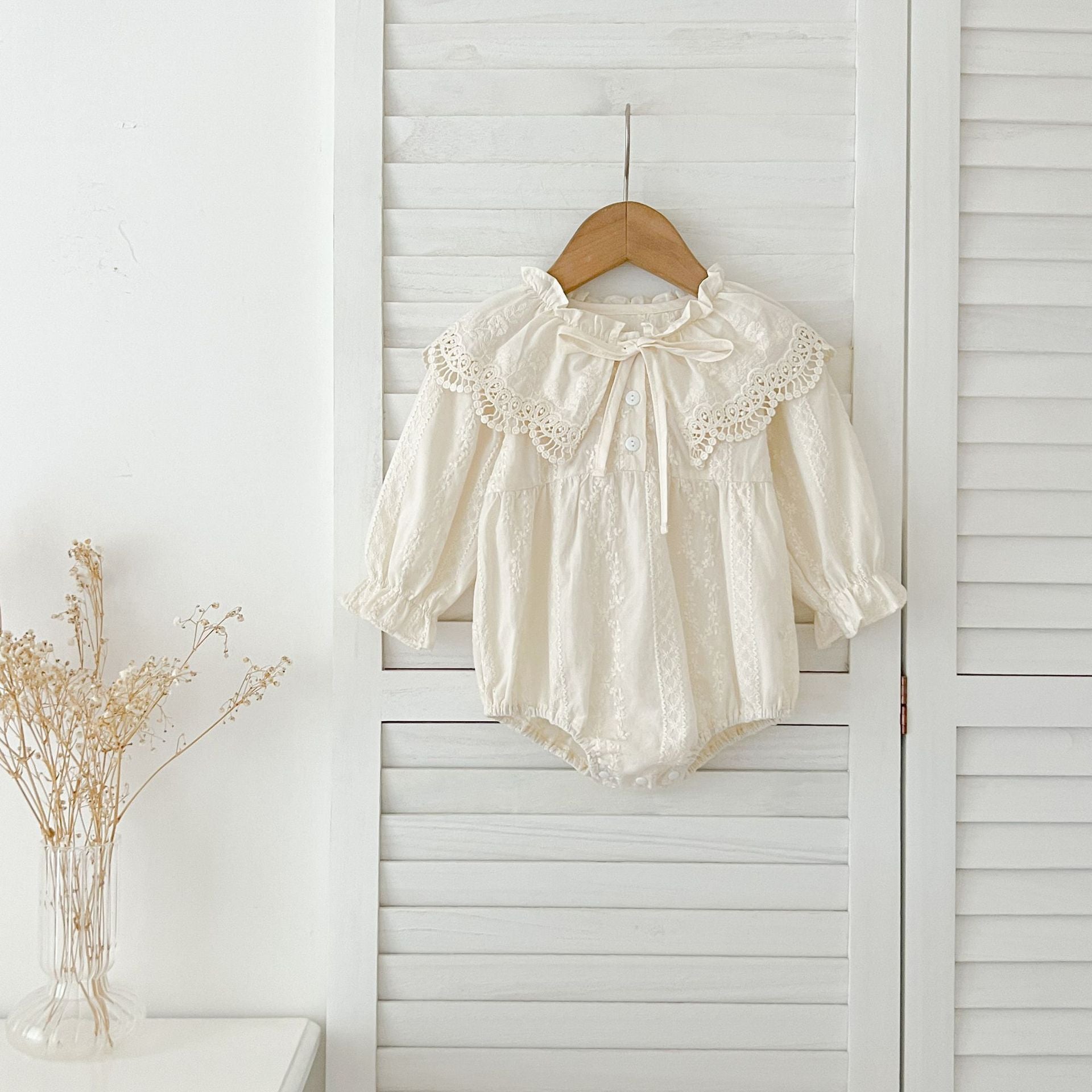 Body Infantil Feminino Gola Rendinha