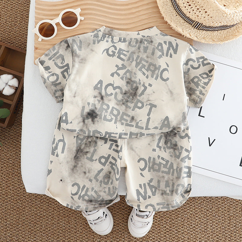 Conjunto Infantil Masculino Letras