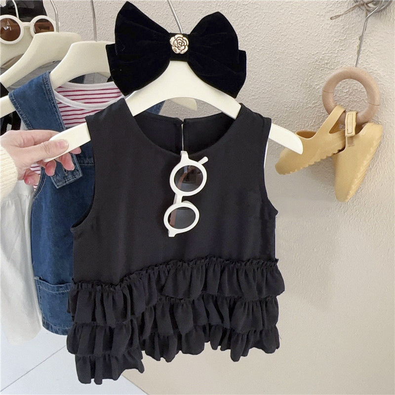 Vestido Infantil Preto Babadinhos