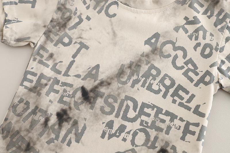 Conjunto Infantil Masculino Letras