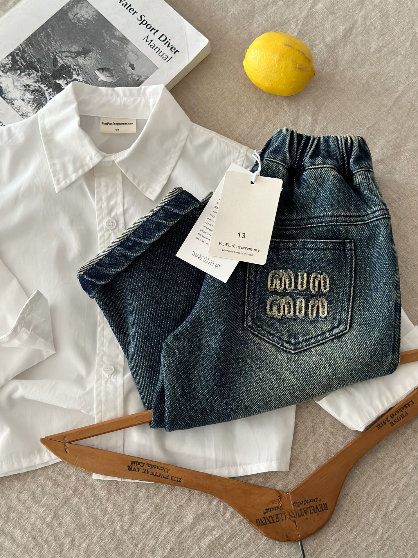 Calça Infantil Jeans M