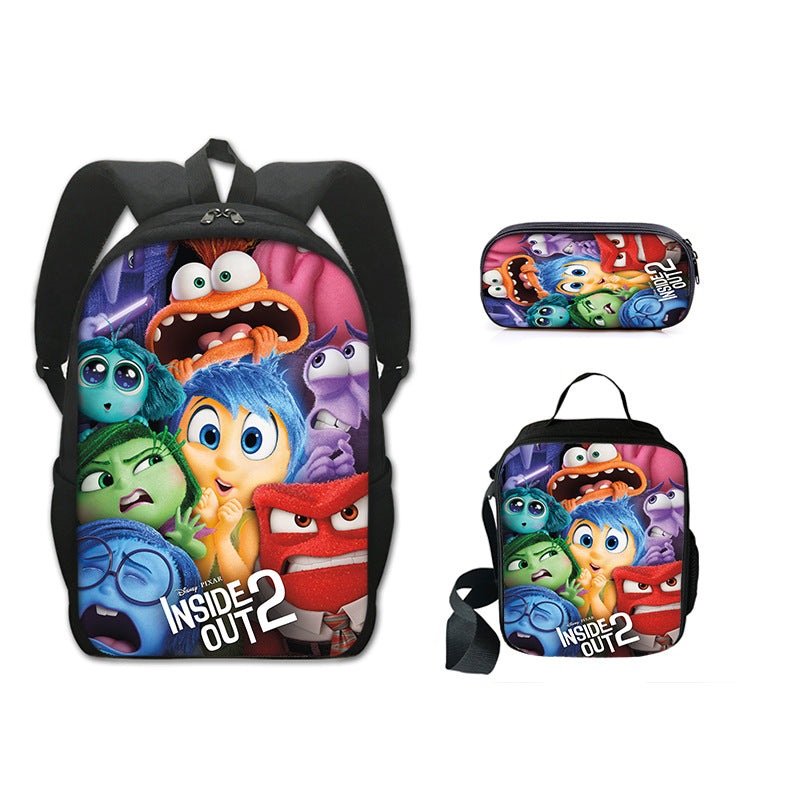 Kit Mochila Infantil Divertidamente 3 Peças