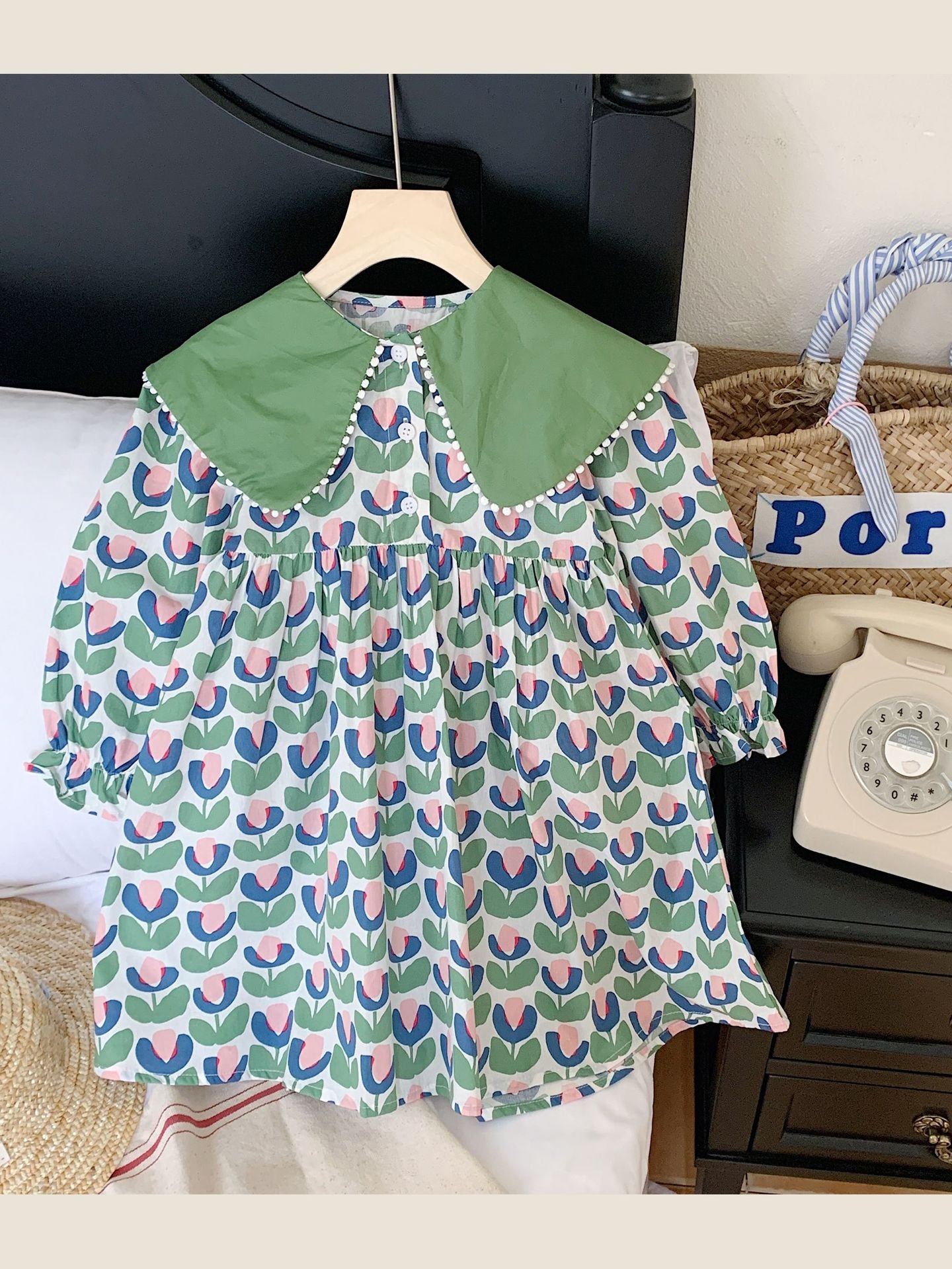 Vestido Infantil Estampa De Flores