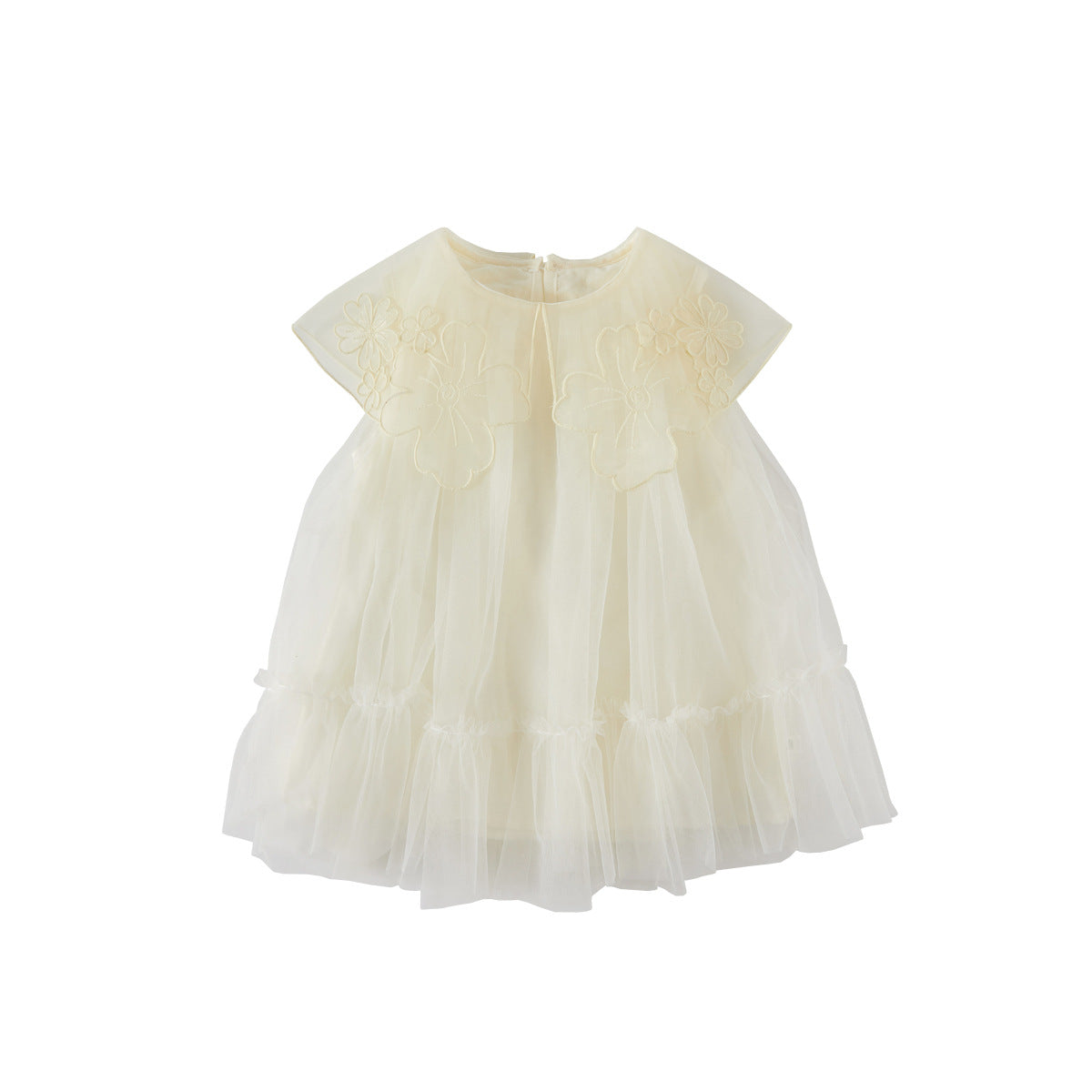 Vestido Infantil Gola Florzinhas