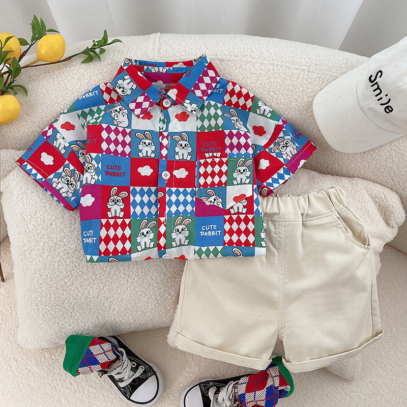 Conjunto Infantil Verão Coelhinhos
