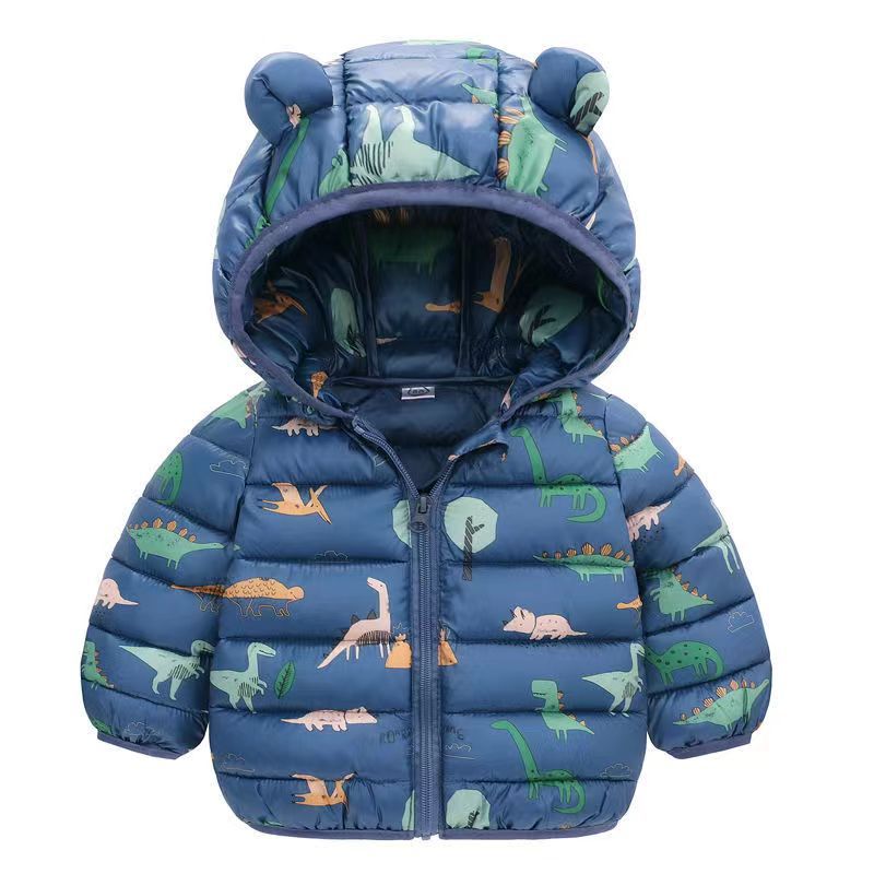 Jaqueta Infantil Puffer Estampas Bichinhos