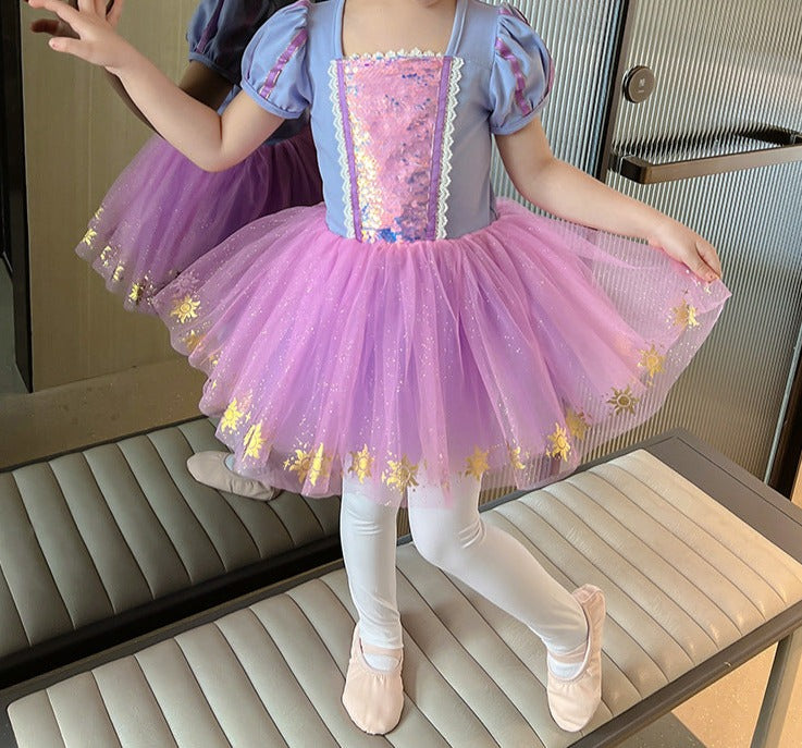 Vestido Infantil Princesa Estrelinhas