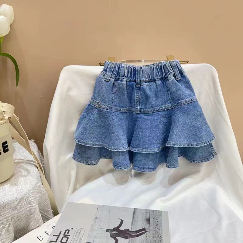 Saia Jeans Infantil Babadinhos