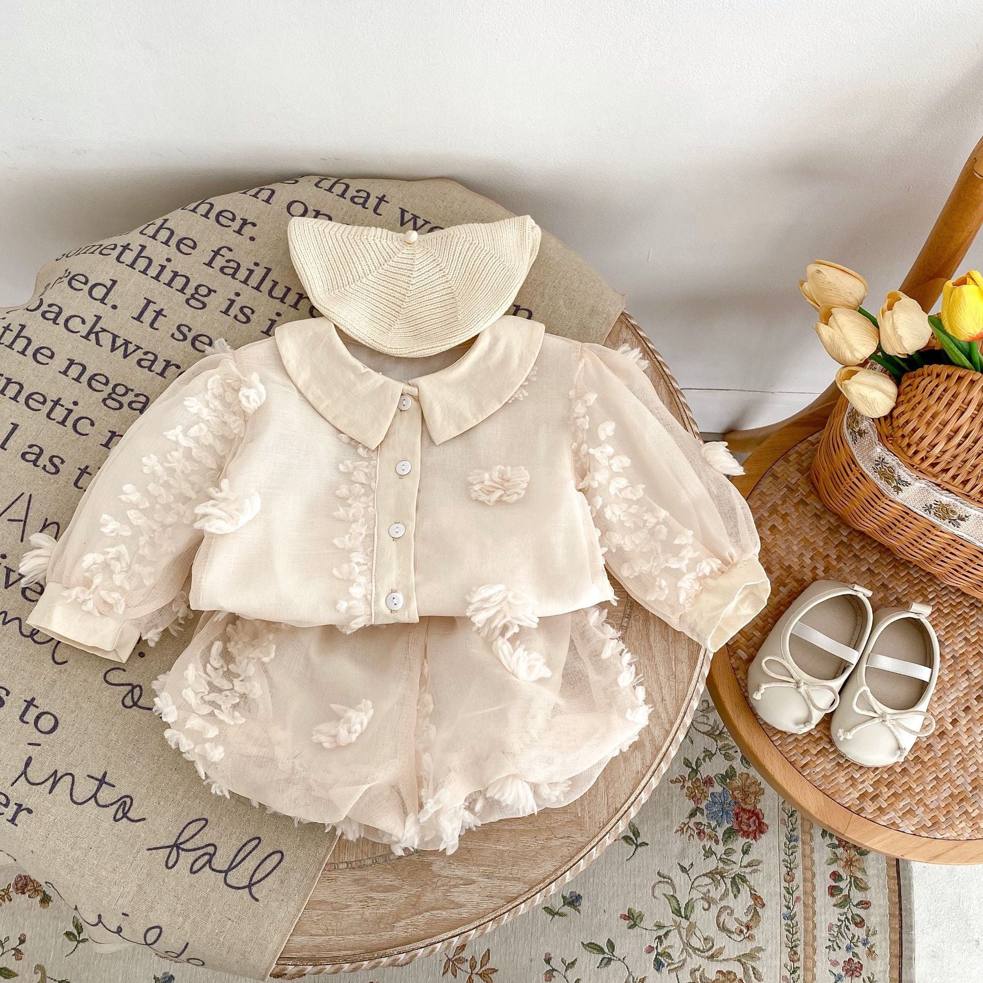 Vestido/ Conjunto Infantil Flores