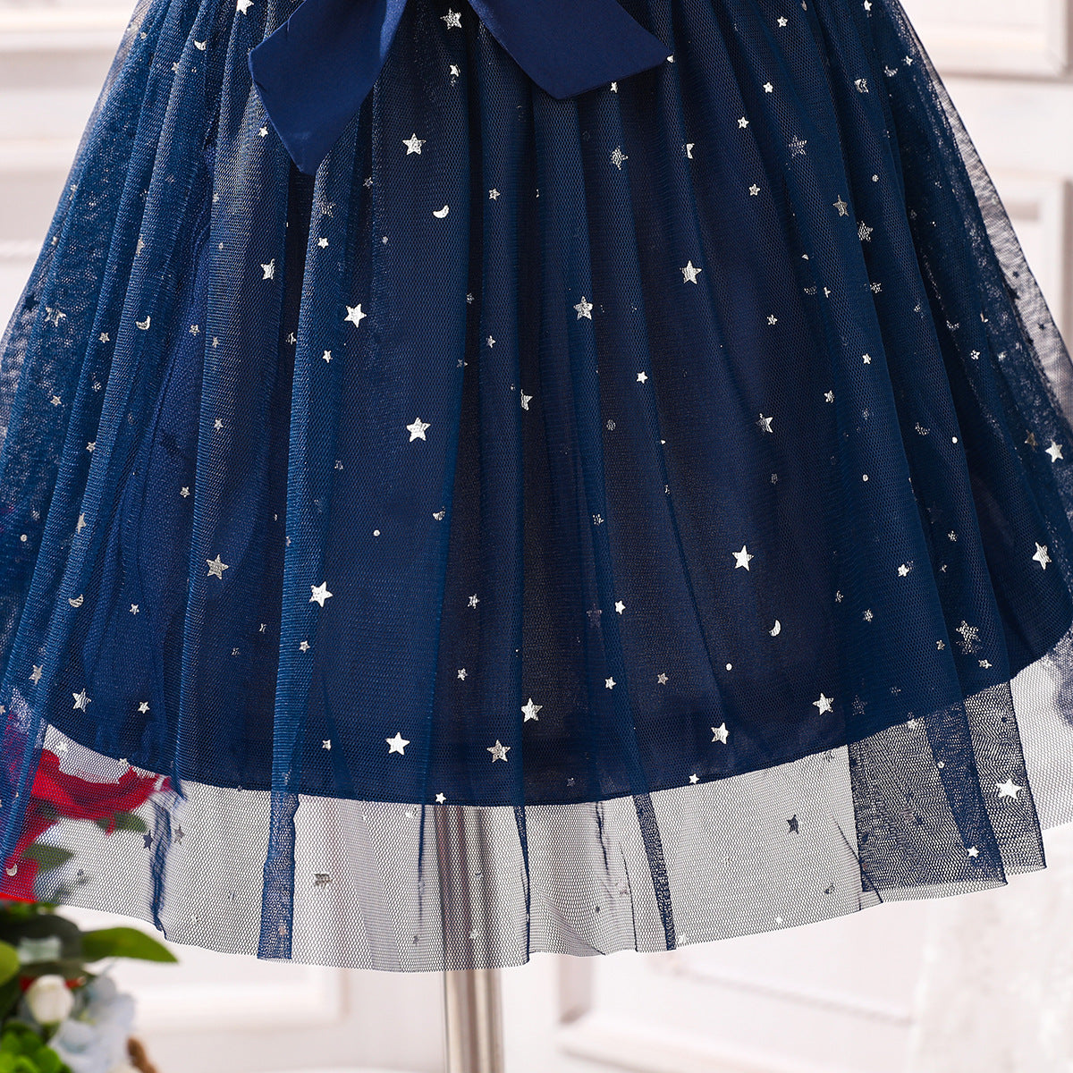 Vestido Infantil Estrelinhas Tule