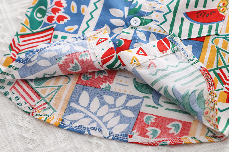 Conjunto Infantil Masculino Camisa Estampas