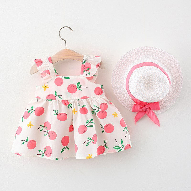 Vestido Infantil Verão Frutinhas