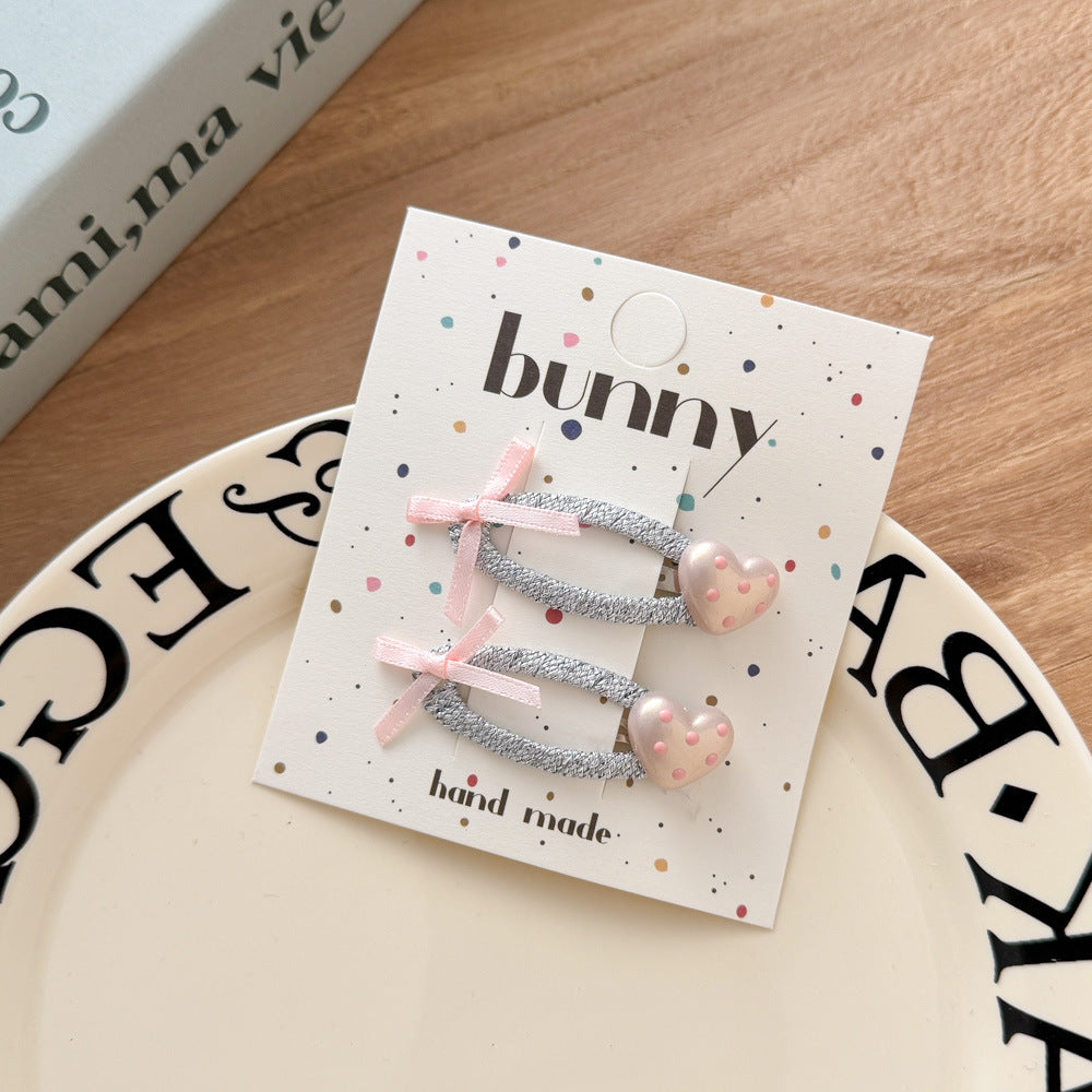 Grampo e Laço de Cabelo Infantil Femininio