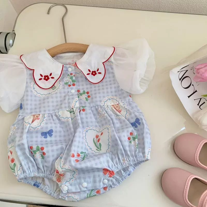 Body Infantil Feminino Florzinhas