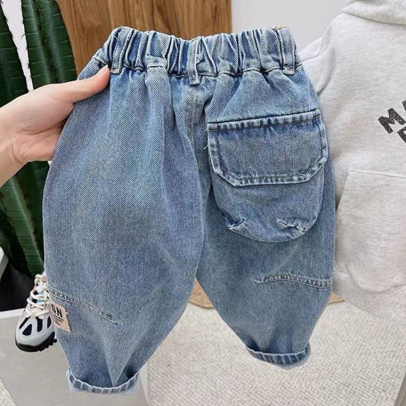 Calça Jeans Infantil Masculina Bolsinhos