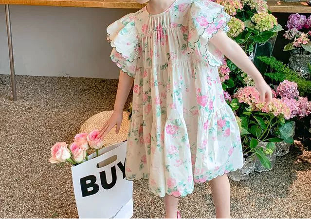 Vestido Infantil Floral