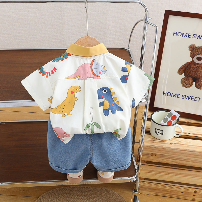 Conjunto Infantil Camisa Polo e Jeans