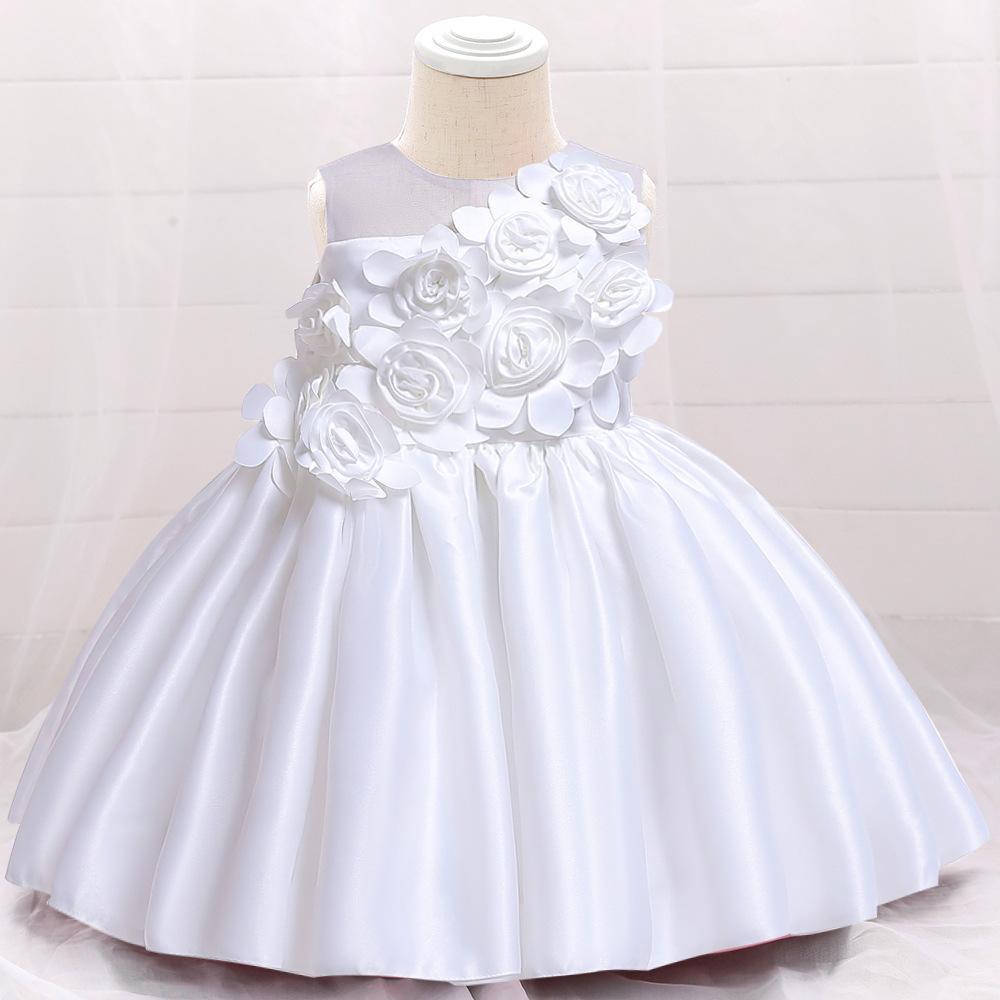 Vestido  Infantil De Festa Florzinhas