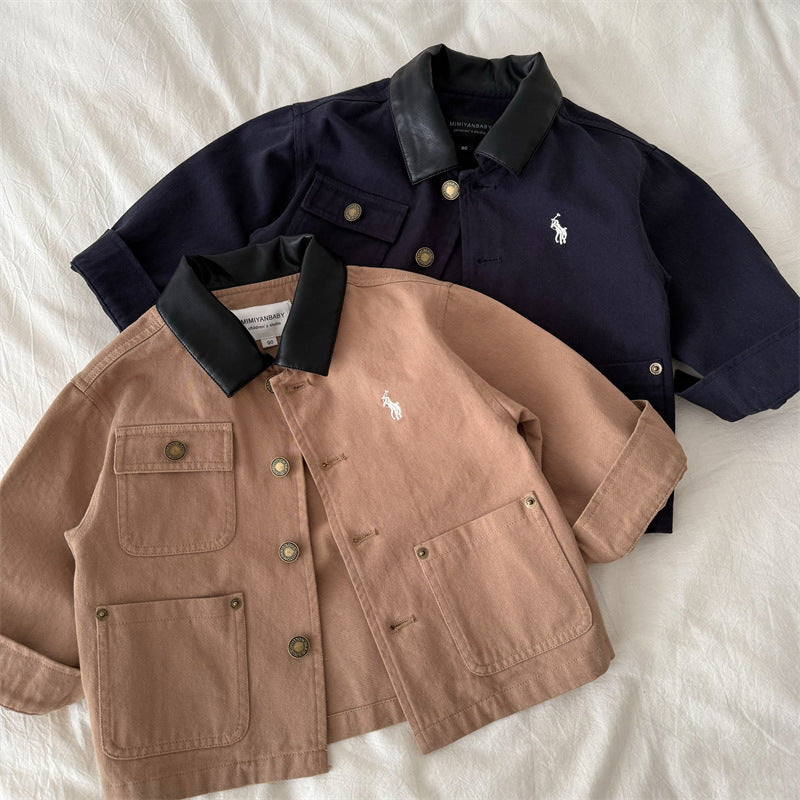 Jaqueta Infantil Masculina Polo Bolsinhos