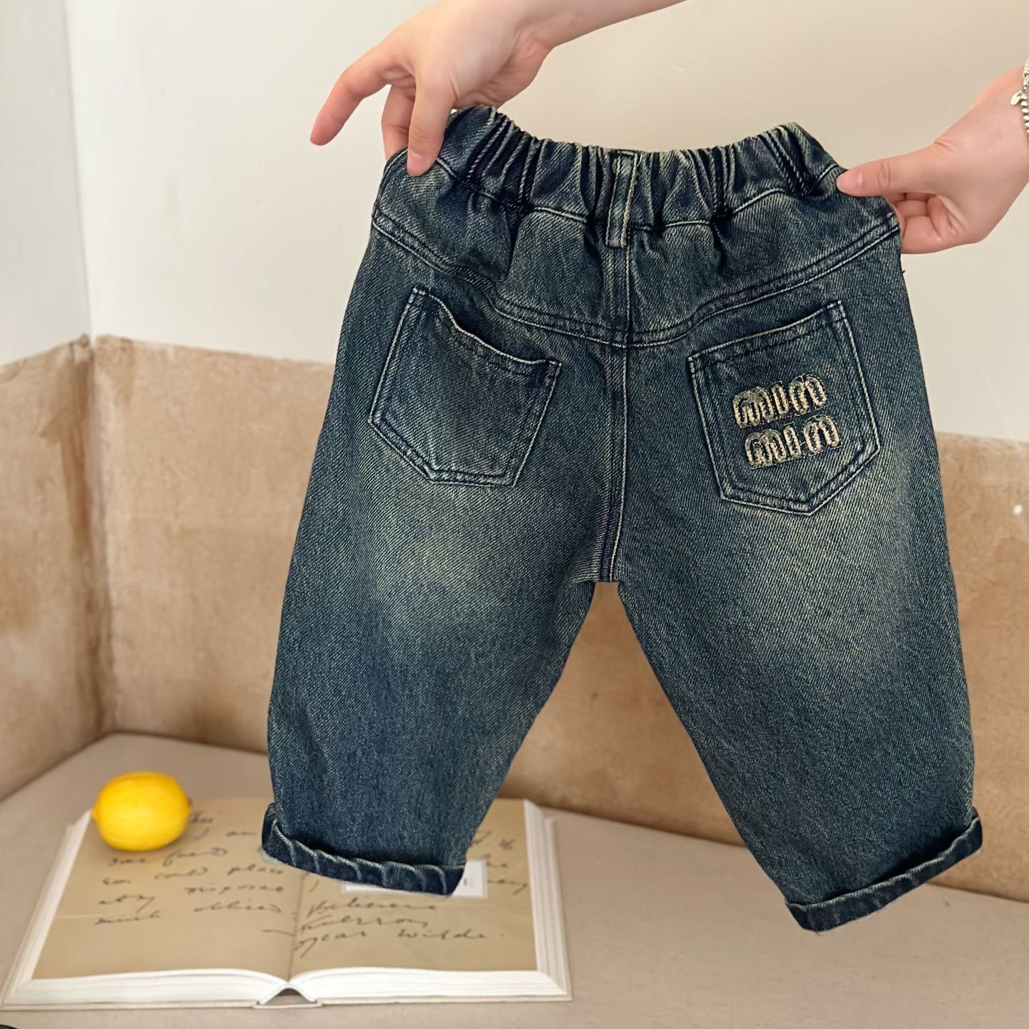 Calça Infantil Jeans M