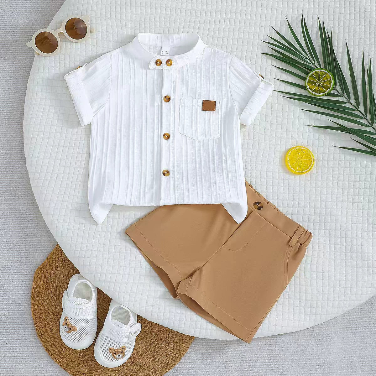 Conjunto Infantil Masculino Verão Botões