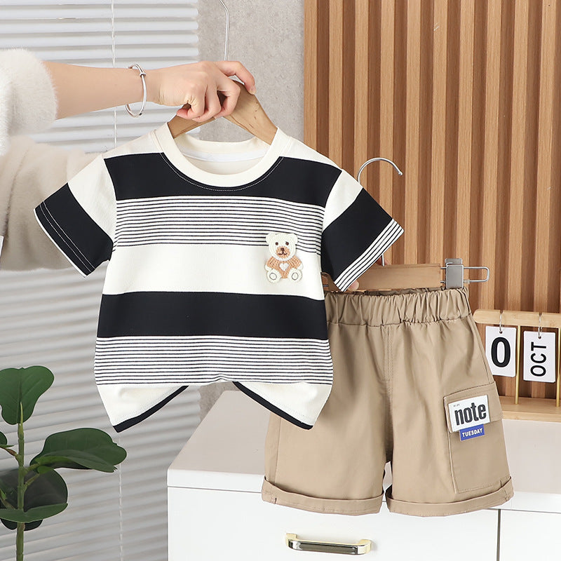 Conjunto Infantil Masculino Lístras Ursinho