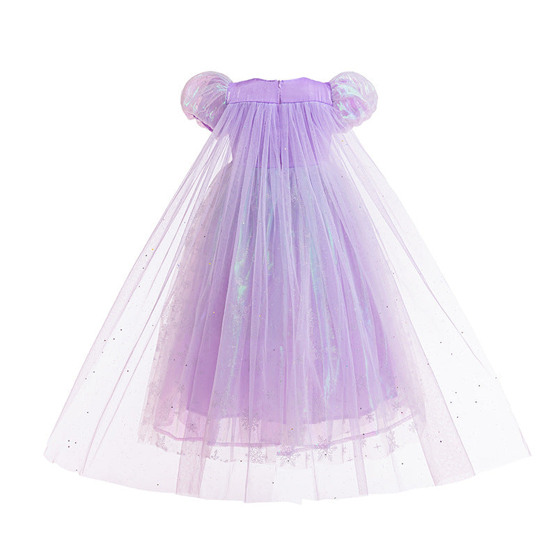 Vestido Infantil De Princesa Lantejoulas