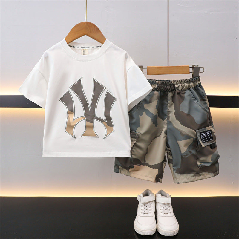 Conjunto Infantil Masculino Verão NW Camuflado