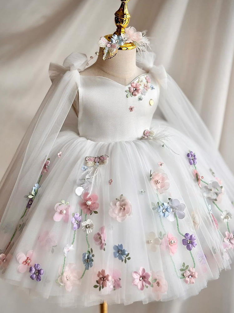 Vestido De Festa Infantil  Encantado Flores