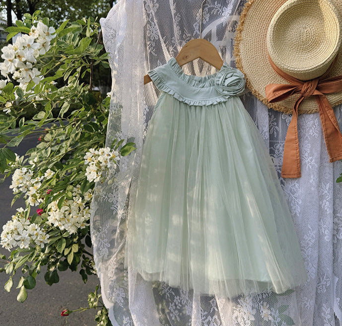 Vestido Infantil Rosinha e Tule