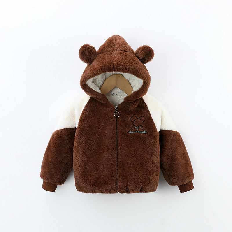 Casaco Infantil Plush Lã Asinha