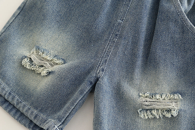 Conjunto Infantil Masculino Letras e Jeans