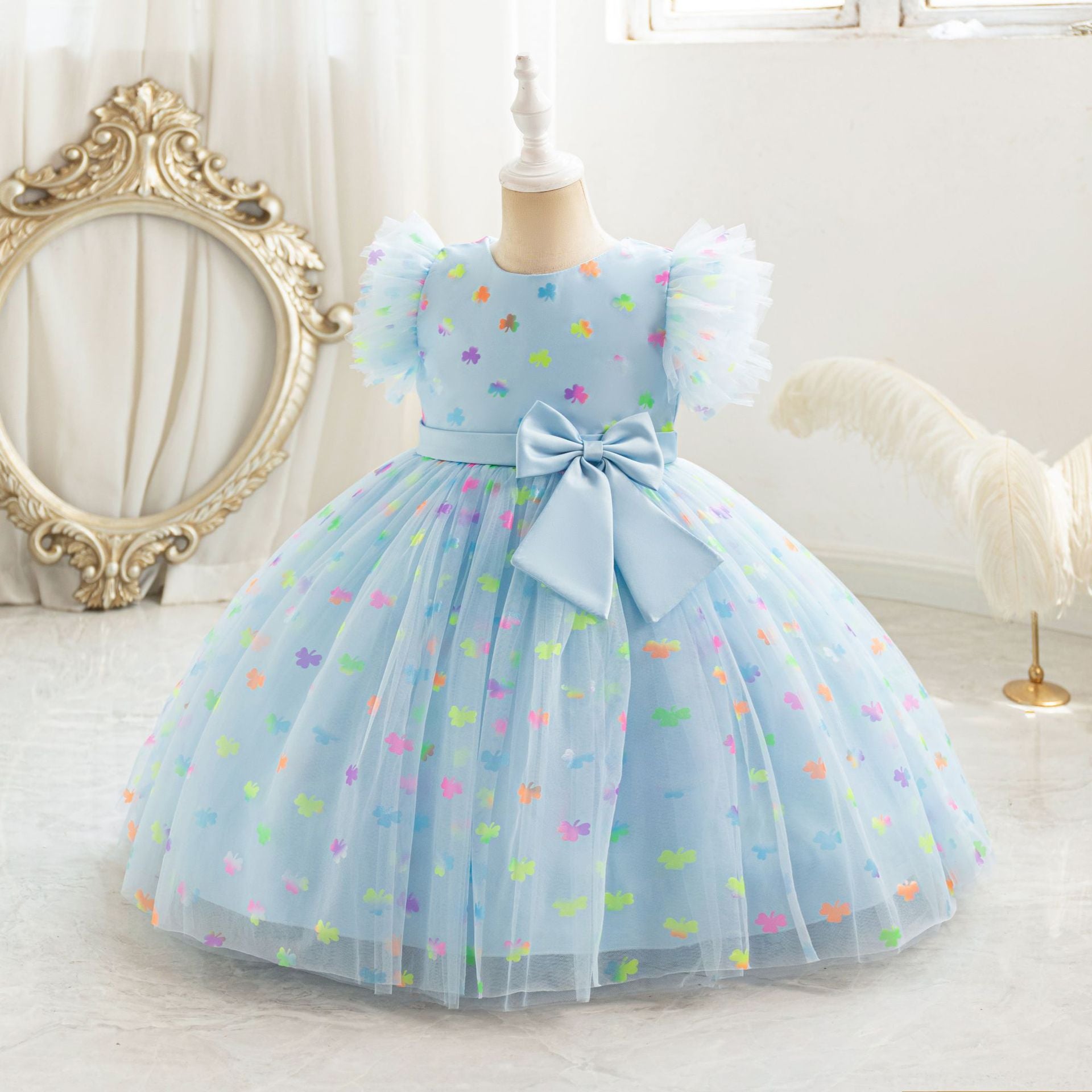 Vestido Infantil De Festa Lacinho