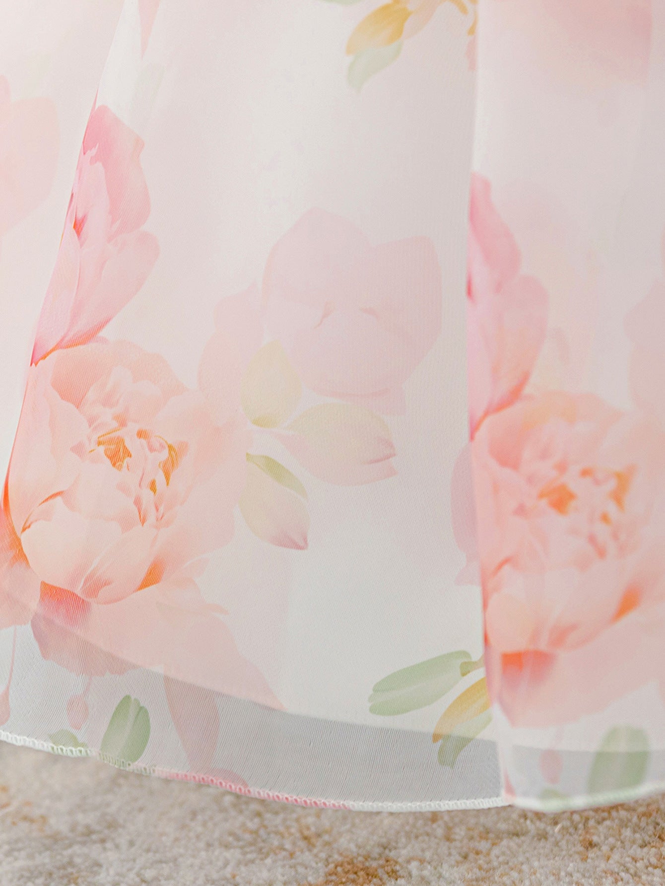 Vestido Infantil De Festa Floral