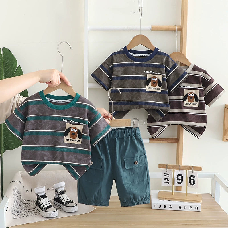 Conjunto Infantil Lístras Cachorrinho