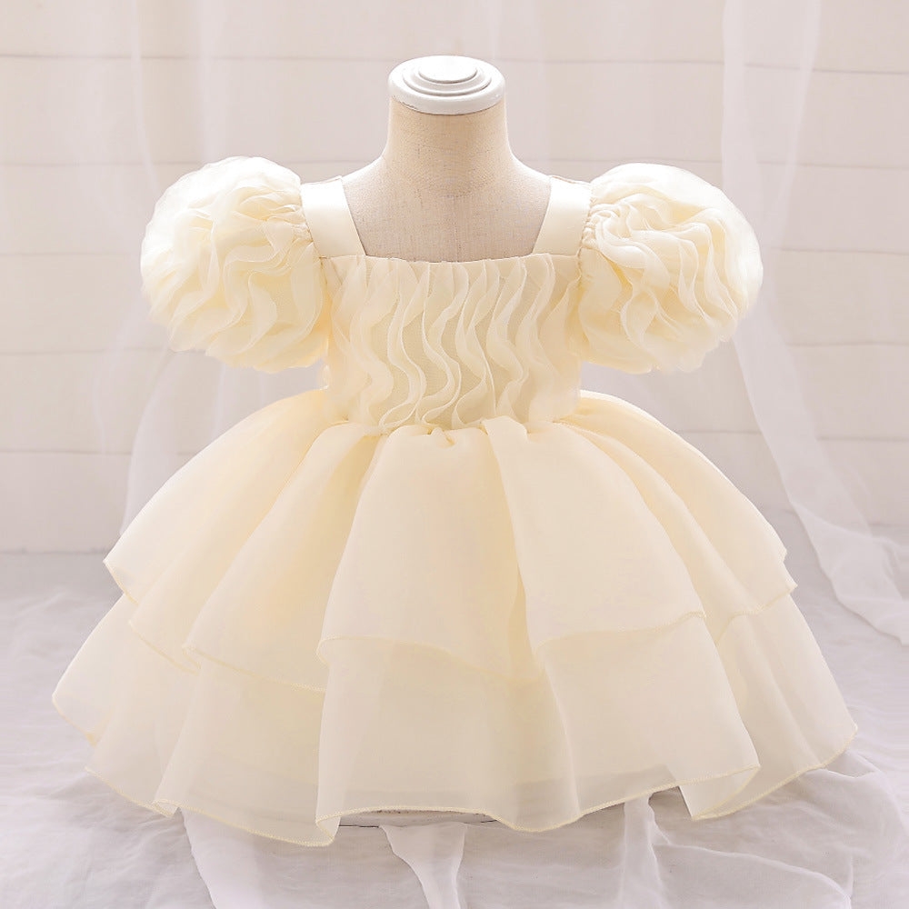 Vestido Infantil Tule Bufante