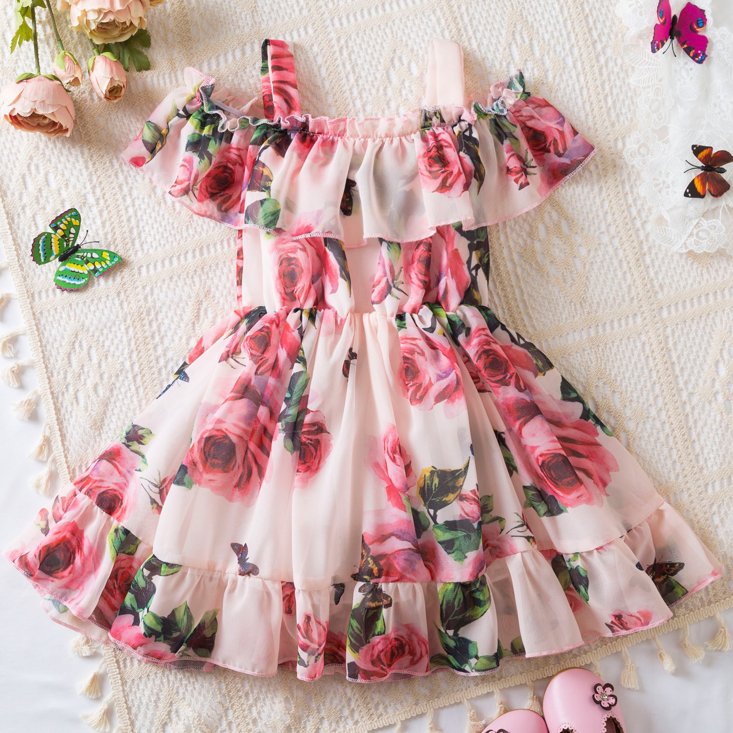 Vestido Infantil Verão Floral