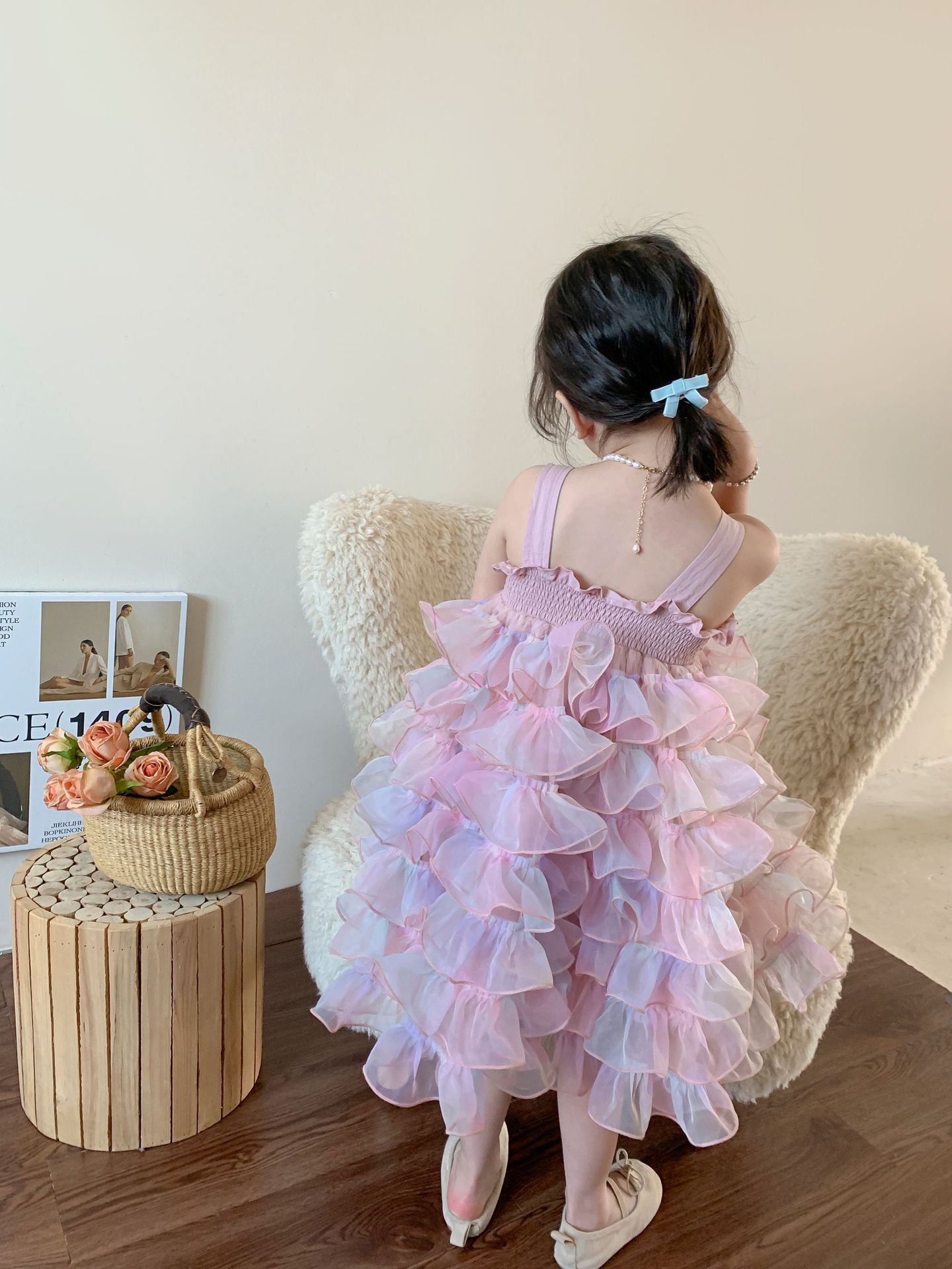 Vestido Infantil Tule Babadinhos