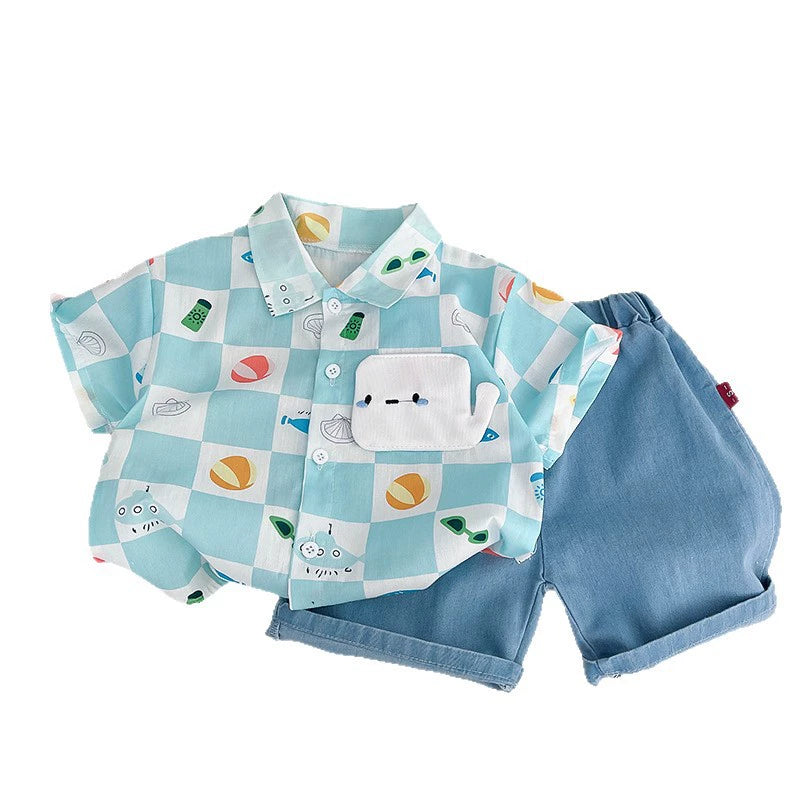 Conjunto Infantil Baleia e Jeans