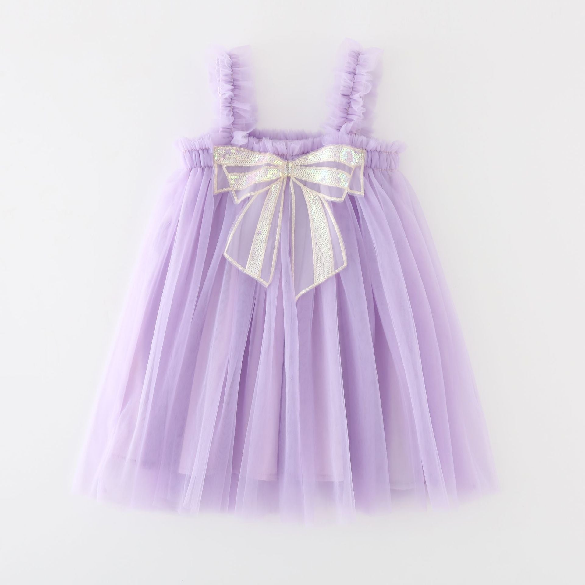 Vestido Infantil Tule Lacinho