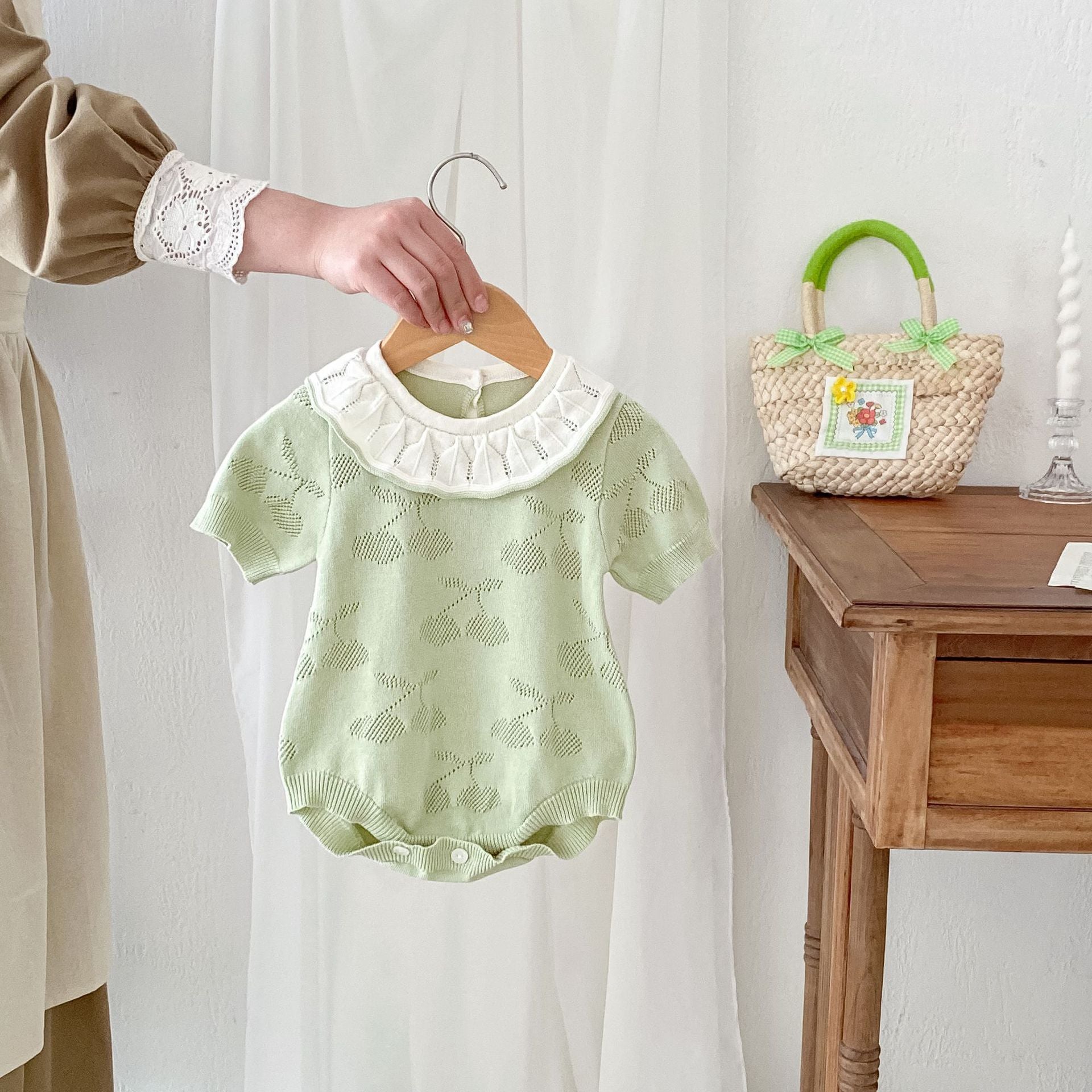 Body Infantil Feminino Cerejinhas