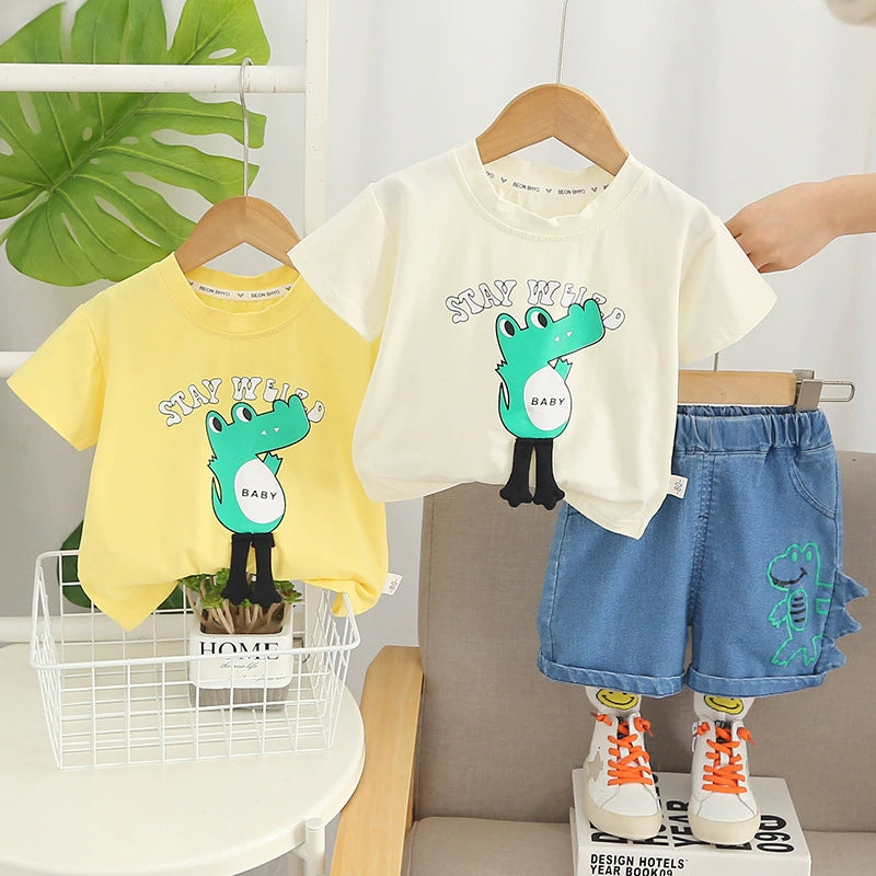 Conjunto Infantil Masculno Crocodilo