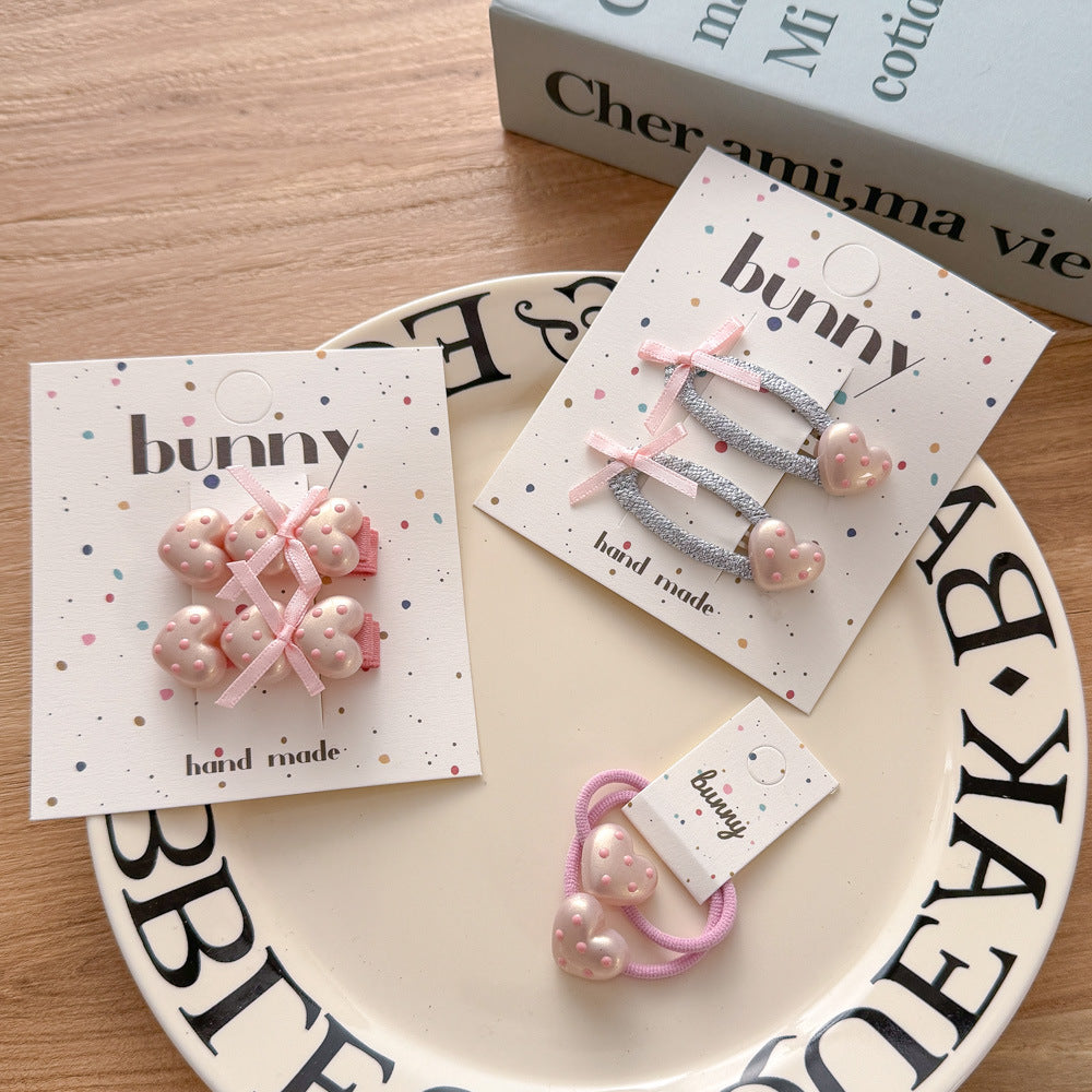 Grampo e Laço de Cabelo Infantil Femininio