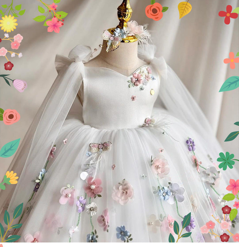 Vestido De Festa Infantil  Encantado Flores