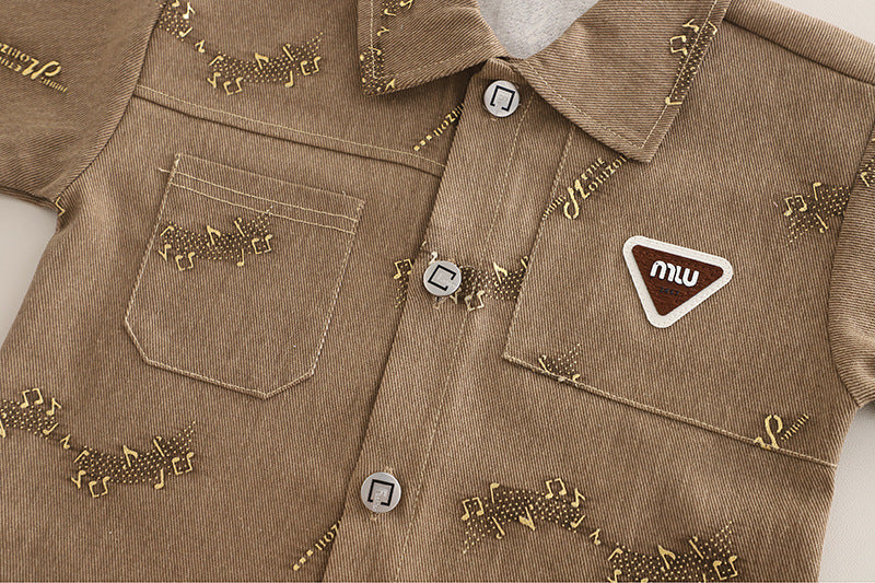 Conjunto Infantil Masculino 3 Peças Bolsos