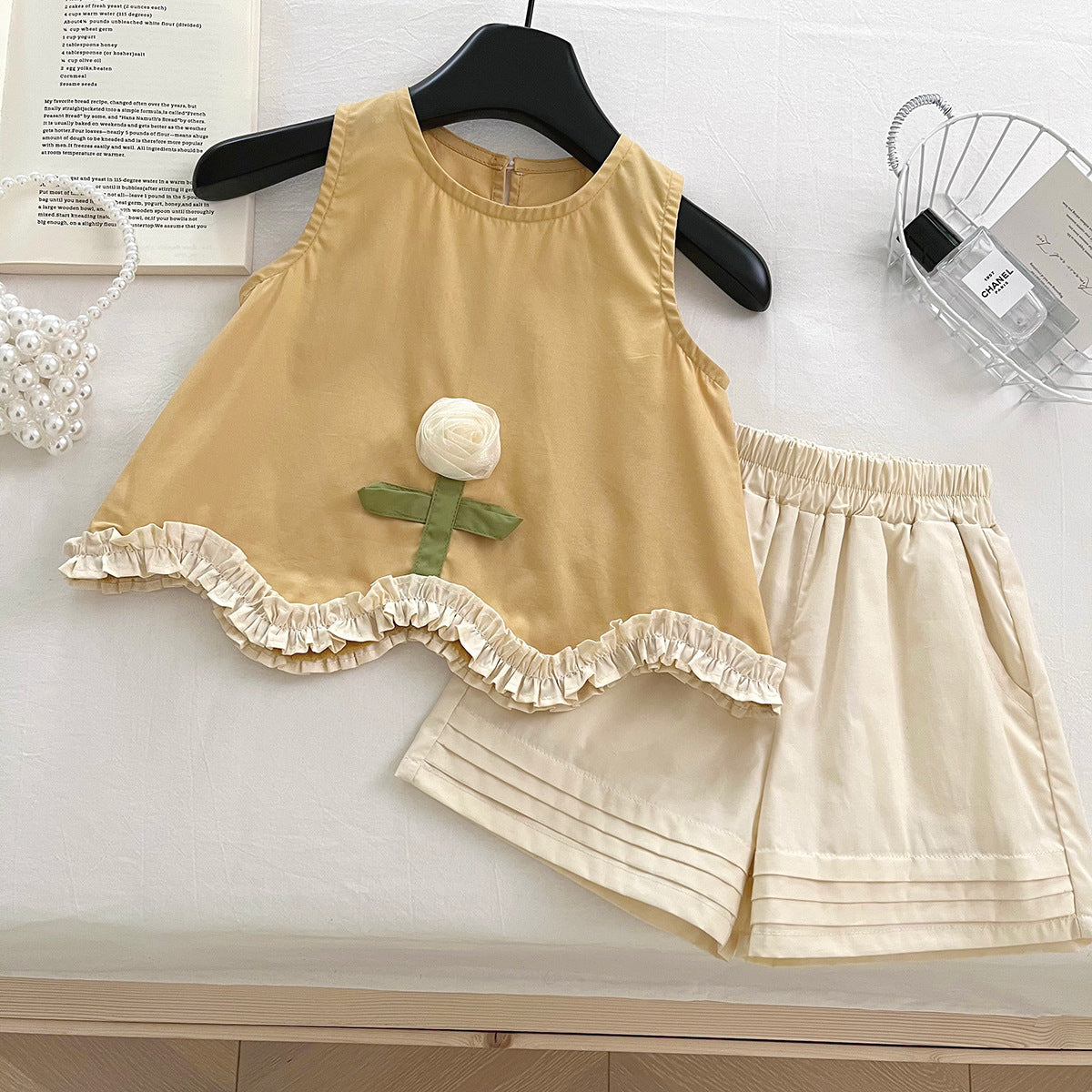 Conjunto Infantil Feminino Verão Florzinha