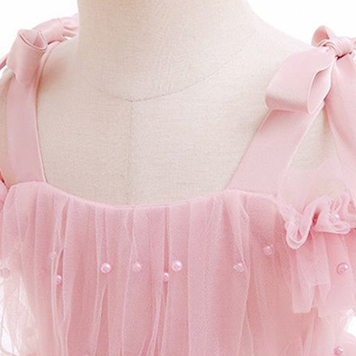 Vestido de Festa Infantil Pérolas