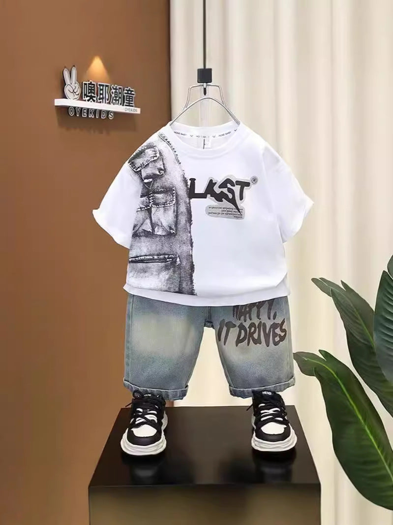 Conjunto Infantil Masculino Moderno e Jeans