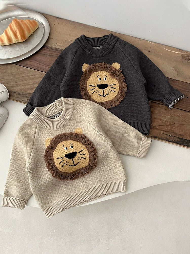 Suéter Infantil Tricô Leãozinho